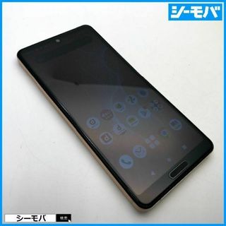 シャープ(SHARP)の778スマホ AQUOS sense4 SH-41A SIMフリー ピンク美品(スマートフォン本体)