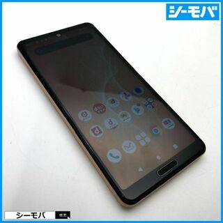 シャープ(SHARP)の780スマホ AQUOS sense4 SH-41A SIMフリー ピンク美品(スマートフォン本体)