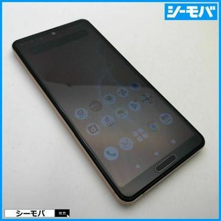 シャープ(SHARP)の779スマホ AQUOS sense4 SH-41A SIMフリー ピンク美品(スマートフォン本体)