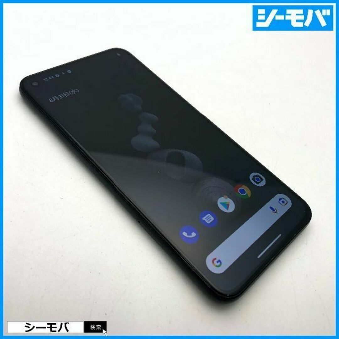 Google(グーグル)の793 SIMフリー Google Pixel 5 128GB ブラック美品 スマホ/家電/カメラのスマートフォン/携帯電話(スマートフォン本体)の商品写真