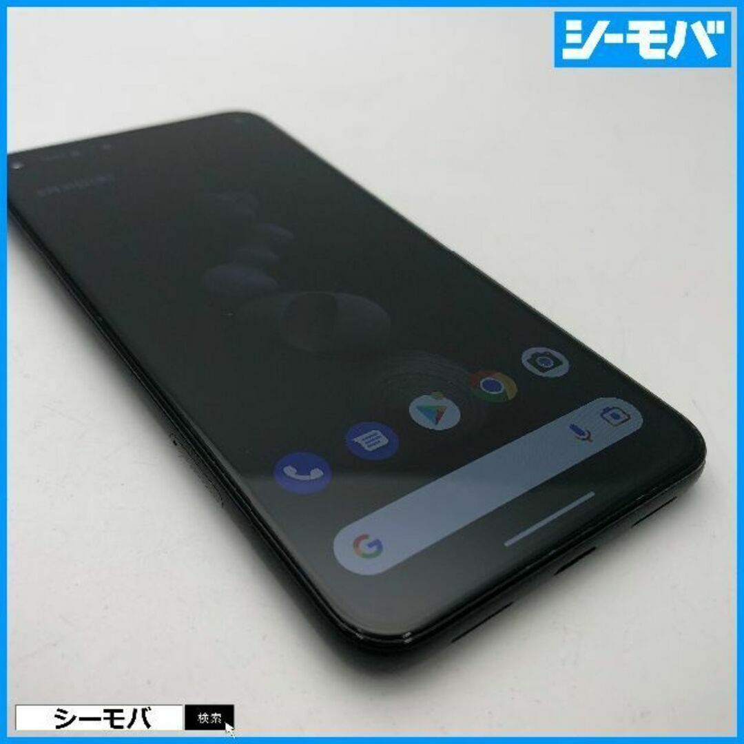 Google(グーグル)の793 SIMフリー Google Pixel 5 128GB ブラック美品 スマホ/家電/カメラのスマートフォン/携帯電話(スマートフォン本体)の商品写真