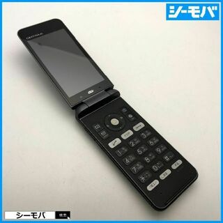 キョウセラ(京セラ)の816 GRATINA 4G KYF34 中古 auガラケー ブラック(携帯電話本体)