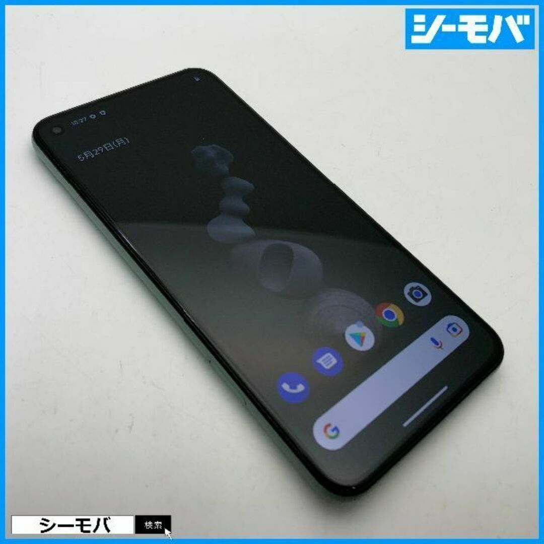 822 SIMフリー Google Pixel 5 128GB グリーン美品