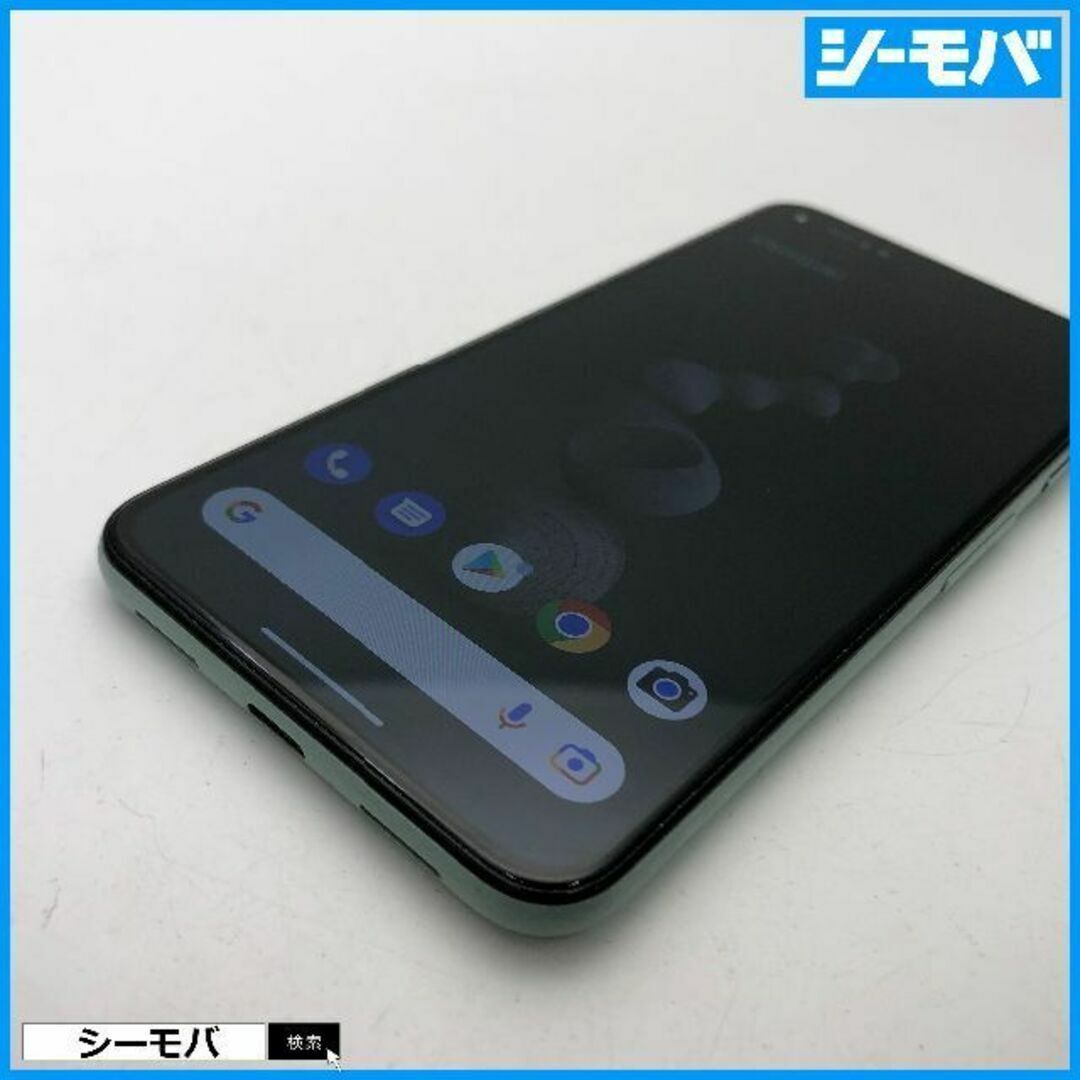 特記事項822 SIMフリー Google Pixel 5 128GB グリーン美品