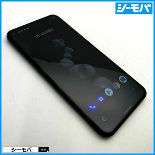 グーグル(Google)の847 SIMフリー Google Pixel 5 128GB ブラック中古(スマートフォン本体)