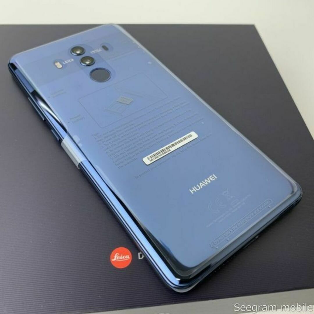 HUAWEI(ファーウェイ)の◆未開封SIMフリーHUAWEI Mate 10 Pro 703HWブルー809 スマホ/家電/カメラのスマートフォン/携帯電話(スマートフォン本体)の商品写真