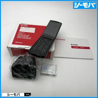 NEC - N-01G新品未使用FOMA ドコモガラケー ブラック 箱、付属品完備の