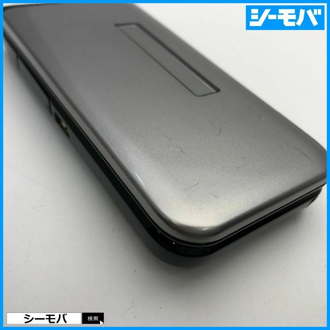 Panasonic(パナソニック)の986 ガラケー SoftBank 401PM グレー 中古 ソフトバンク スマホ/家電/カメラのスマートフォン/携帯電話(携帯電話本体)の商品写真