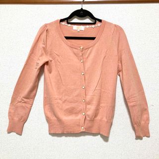 ミニマム(MINIMUM)の美品！MINIMUM／ミニマムミニマム クルーネックニットカーディガン(カーディガン)