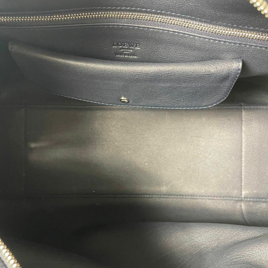 【美品・布袋付】ロエベ　アマソナ36 カーフレザー×スエード　ハンドバッグ