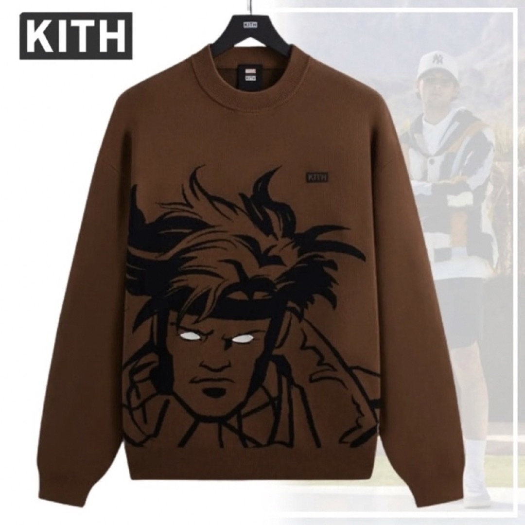 トップスキースニューヨークシティ【KITH×X-MEN】ギャングビット クルーネック