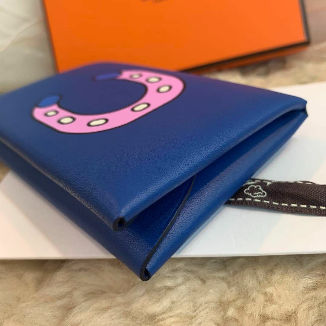 ☆レア・新品☆HERMES カルヴィ デュオ カードケース コインケース U刻印