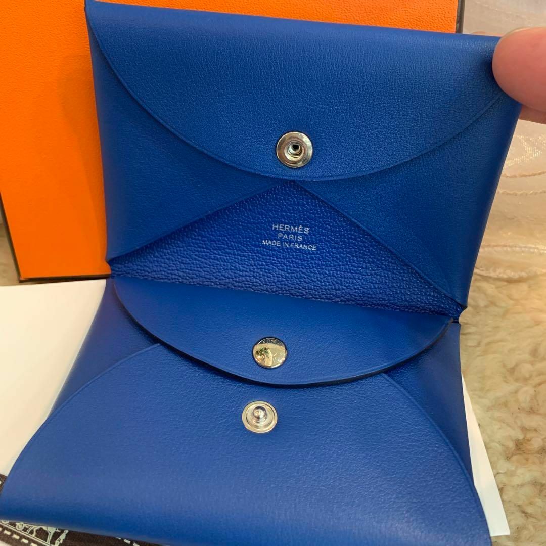 ☆レア・新品☆HERMES カルヴィ デュオ カードケース コインケース U刻印