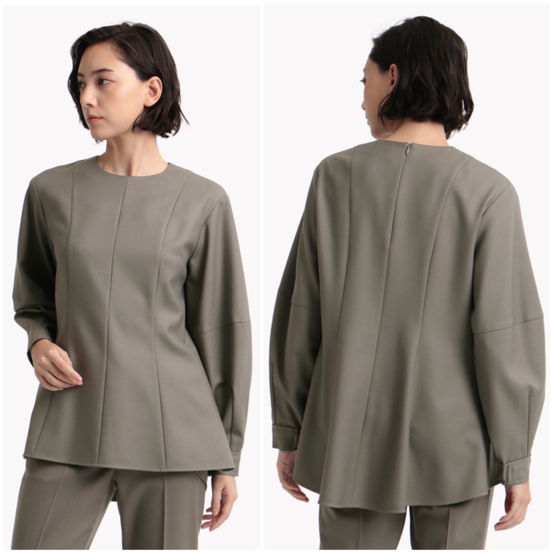 Theory luxe - theory luxe 22AW New Saxony Seine ブラウス40の Theory luxe - theory luxe 22AW New Saxony Seine ブラウス40の