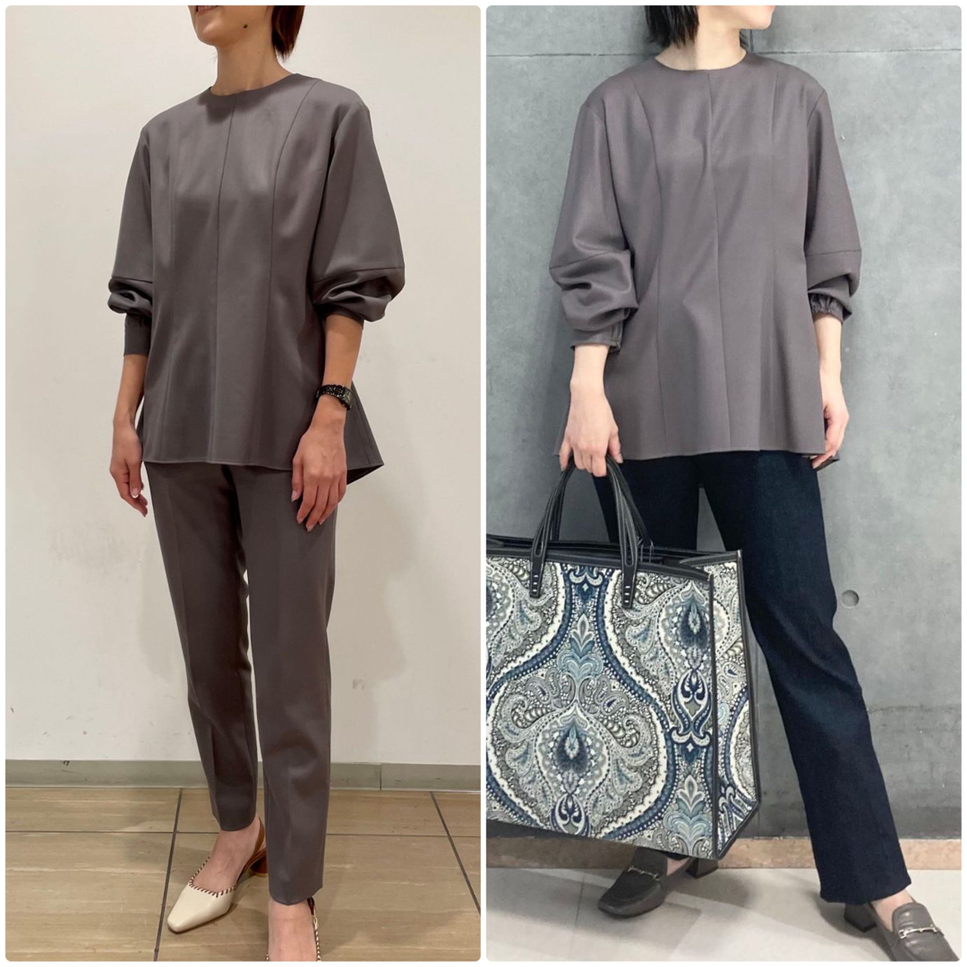 Theory luxe - theory luxe 22AW New Saxony Seine ブラウス40の Theory luxe - theory luxe 22AW New Saxony Seine ブラウス40の