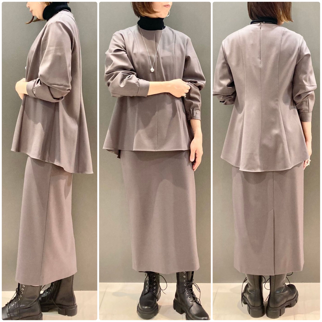 Theory luxe - theory luxe 22AW New Saxony Seine ブラウス40の Theory luxe - theory luxe 22AW New Saxony Seine ブラウス40の