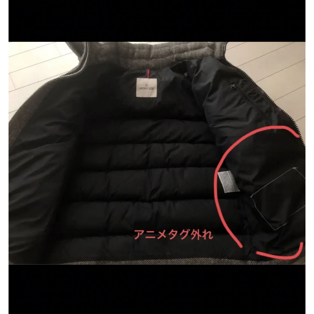 正規品MONCLER モンクレール シメイ ウールツイード ダウンジャケット　1