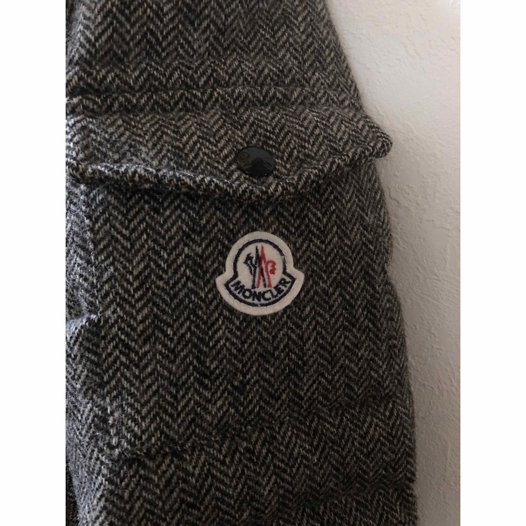 MONCLER(モンクレール)の正規品MONCLER モンクレール シメイ ウールツイード ダウンジャケット　1 メンズのジャケット/アウター(ダウンジャケット)の商品写真