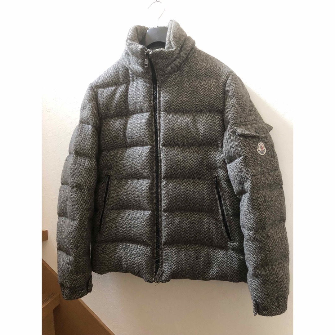 MONCLER(モンクレール)の正規品MONCLER モンクレール シメイ ウールツイード ダウンジャケット　1 メンズのジャケット/アウター(ダウンジャケット)の商品写真