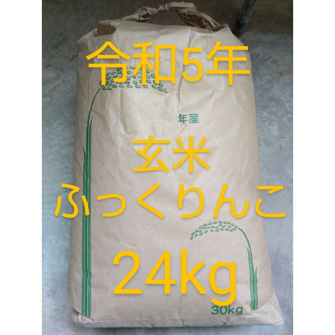 米/穀物ふっくりんこ（玄米）24kg