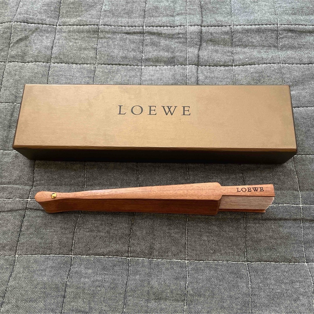 LOEWE ロエベ 扇子 箱付き ノート メモ帳 セット