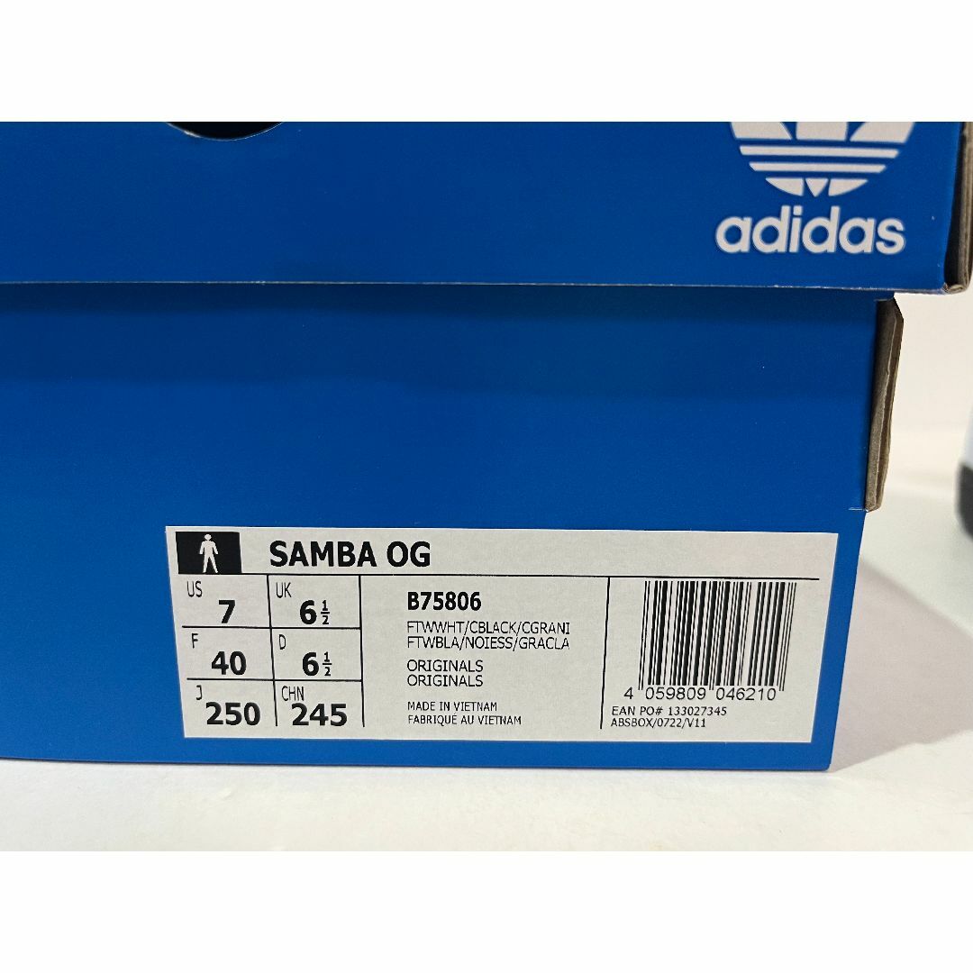 adidas(アディダス)の【新品】25cm adidas SAMBA OG サンバ ホワイト レディースの靴/シューズ(スニーカー)の商品写真