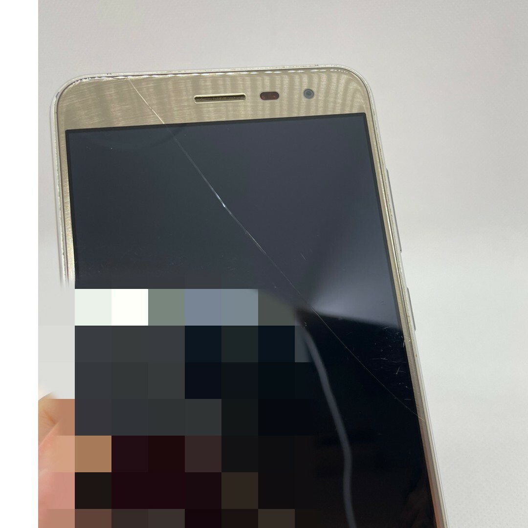 中古スマホ ASUS ZenFone 3 ZE552KL クリスタルゴールド