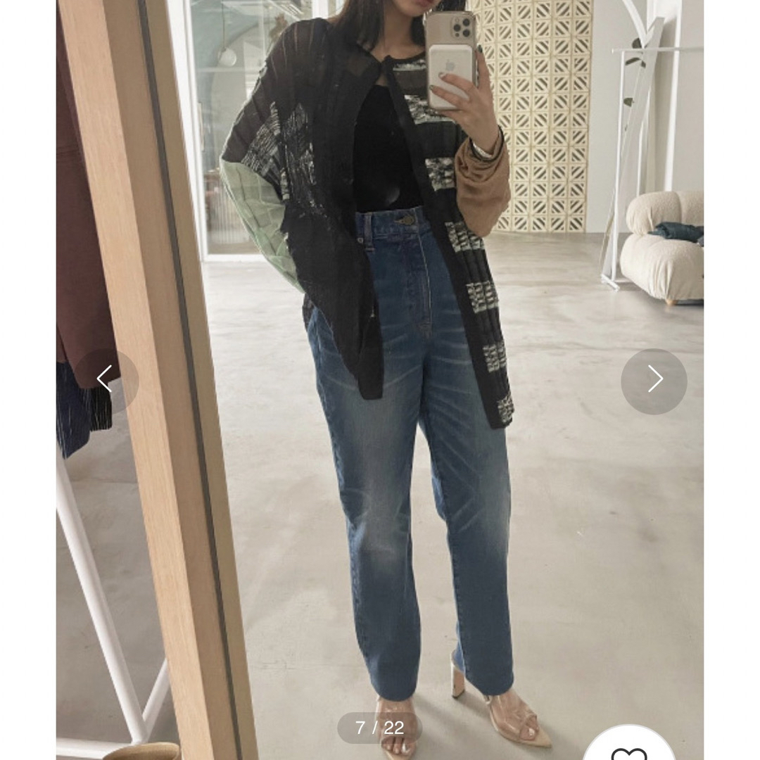 Ameri VINTAGEアメリヴィンテージ ストレートスキニーデニムパンツ26
