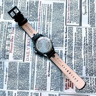 #2789【お洒落な高級感】メンズ 腕時計 インビクタ 動作良好 クォーツ 黒