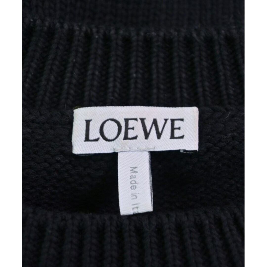 LOEWE ロエベ ニット・セーター S 黒x紺 2