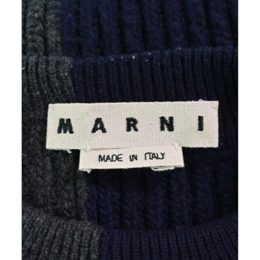 MARNI マルニ ニット 100 グレーx紺