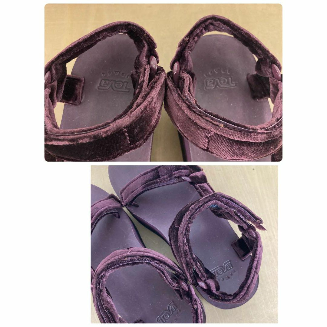 Teva(テバ)のTeva FLATFOM VELVET 22.0cm レディースの靴/シューズ(サンダル)の商品写真