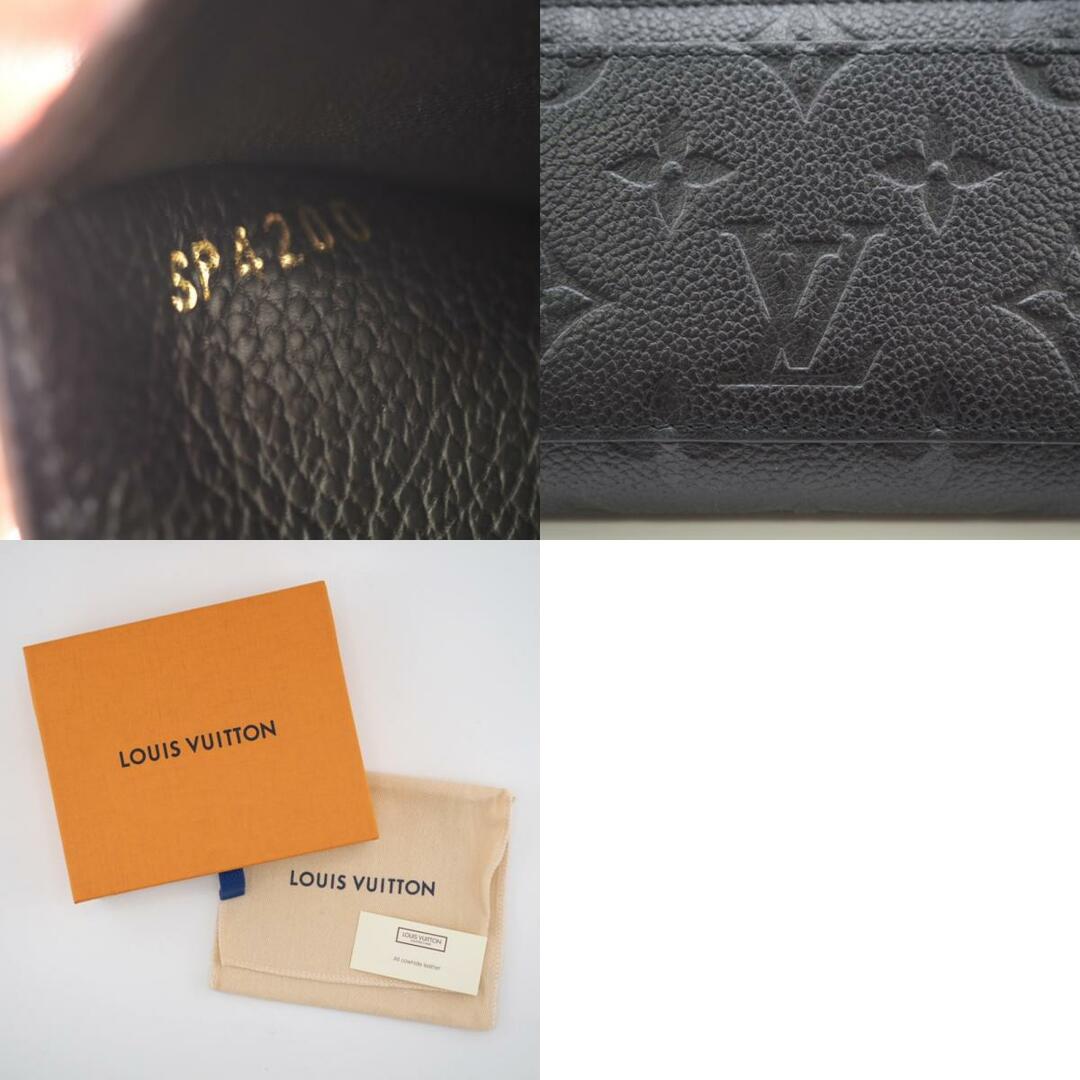 ルイヴィトン LOUIS VUITTON 二つ折り財布, モノグラムアンプラント ポルトフォイユクレア M80151 ブラック