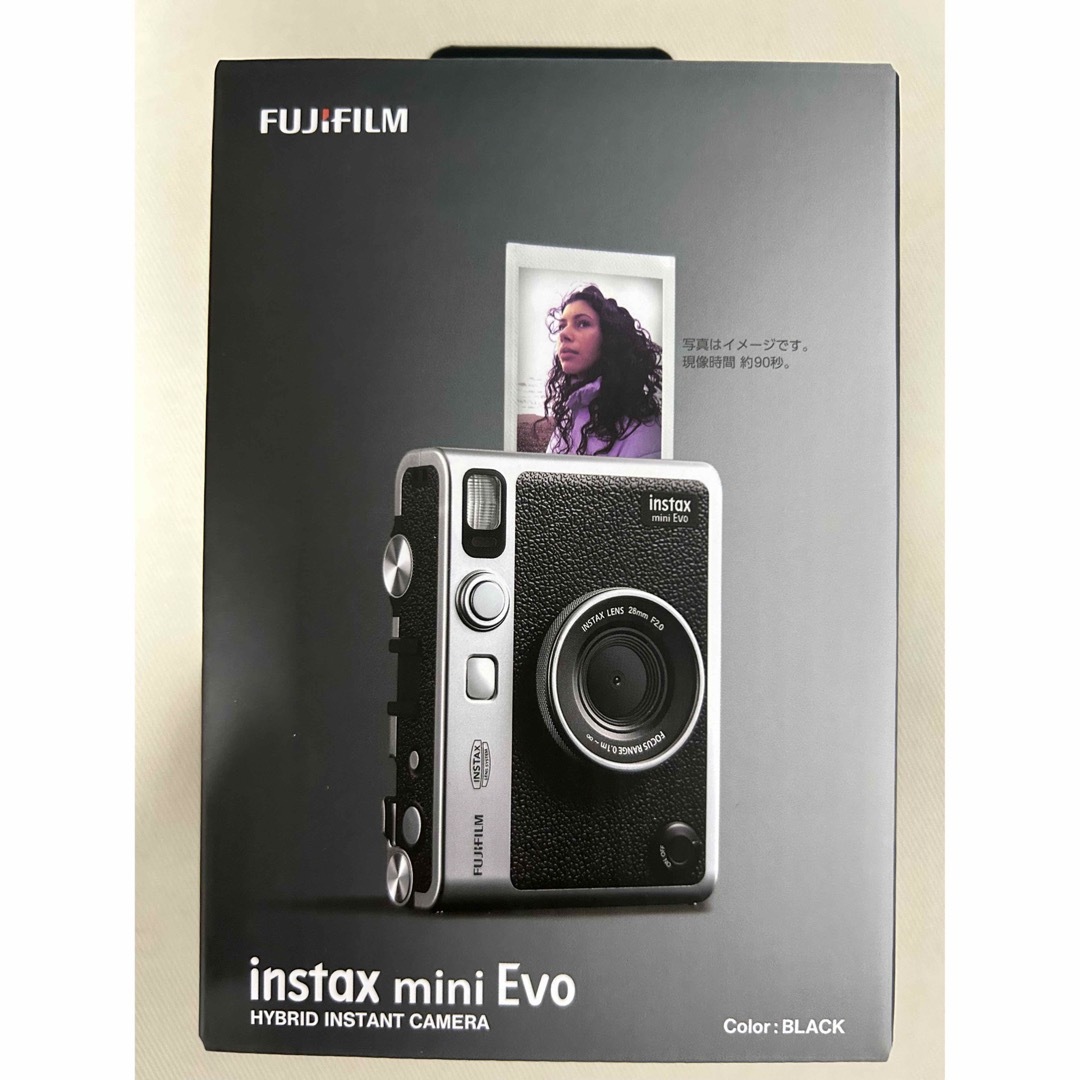 富士フイルム - 富士フイルム チェキ INSTAX mini Evo BLACK(1台)の