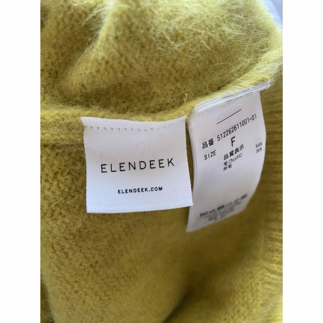 elendeek ラクーンニット　¥24,200 新品未使用