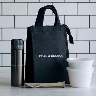 ディーンアンドデルーカ(DEAN & DELUCA)のDEAN&DELUCA  保冷バッグＳ　ランチバッグ　ブラック(エコバッグ)