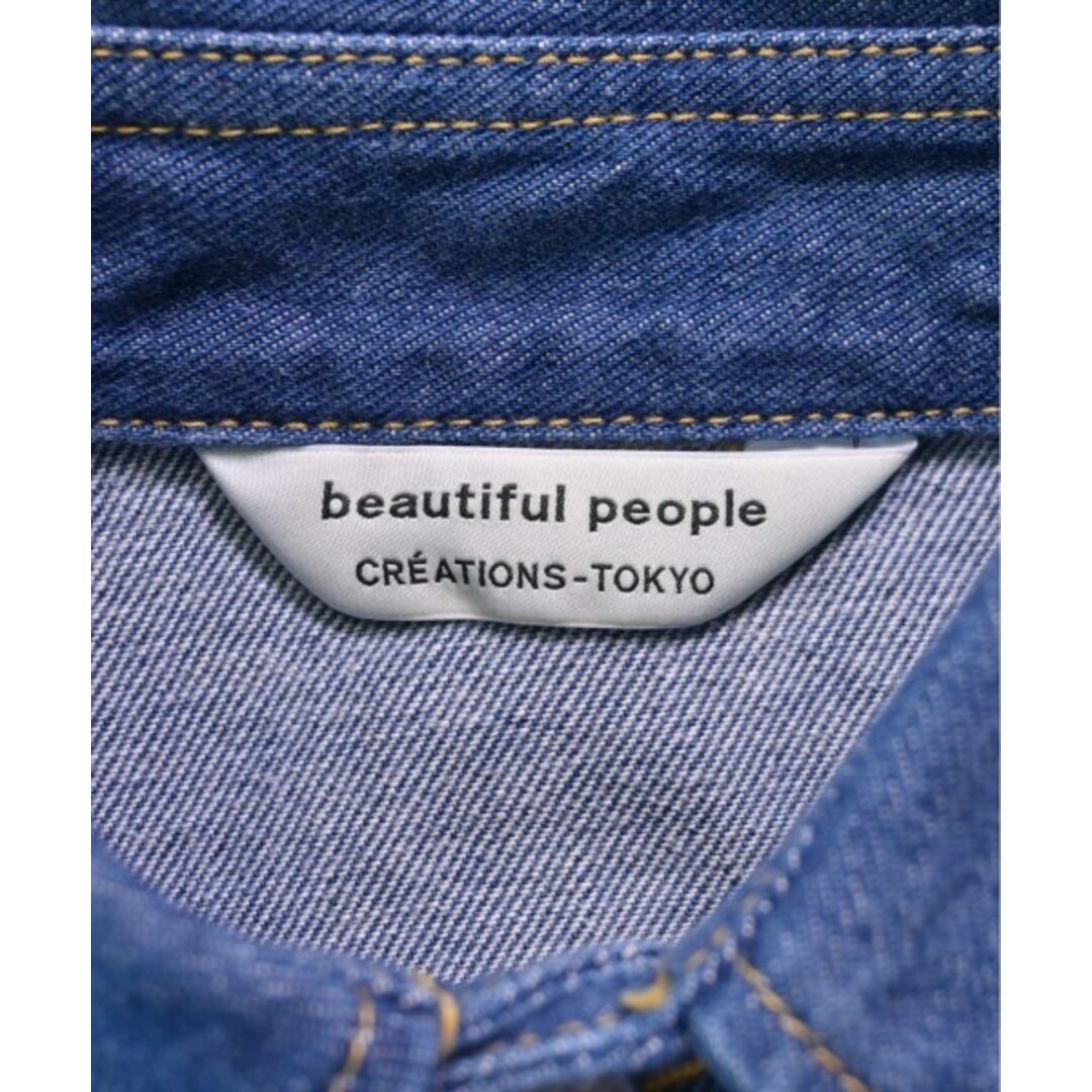 beautiful people - beautiful people ワンピース 36(S位) 青(デニム