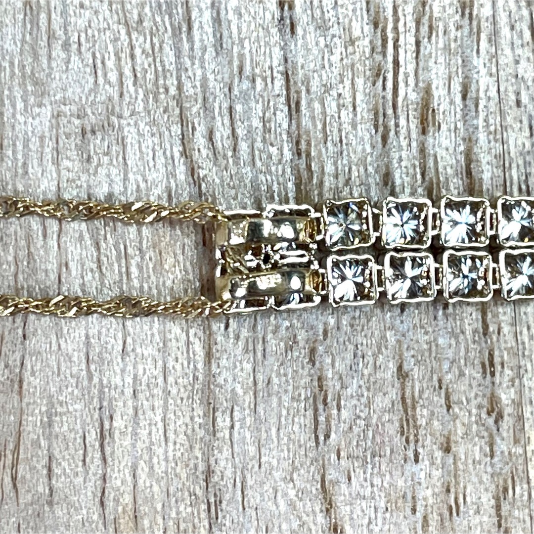 k18 ダイヤデザイン　ネックレス