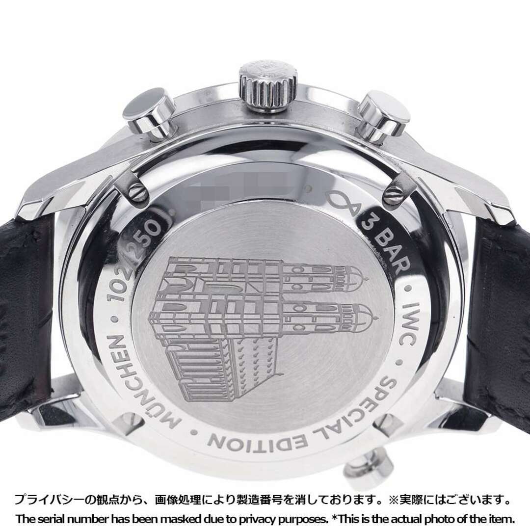 IWC(インターナショナルウォッチカンパニー)のIWC ポルトギーゼ・クロノグラフ・ラトラパンテ ブティック・ミュンヘン IW371217 腕時計 メンズ メンズの時計(腕時計(アナログ))の商品写真