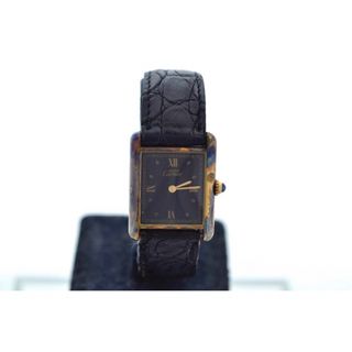 カルティエ(Cartier)の★カルティエ★マストタンクヴェルメイユ★925★ゴールド★クォーツ★Dバックル(腕時計)