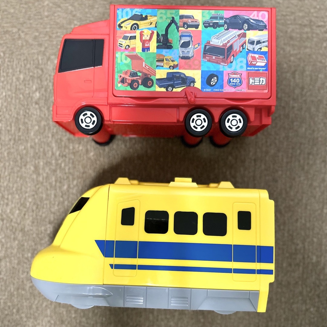 Takara Tomy(タカラトミー)のトミカトラック ドクターイエロー セット キッズ/ベビー/マタニティのおもちゃ(電車のおもちゃ/車)の商品写真