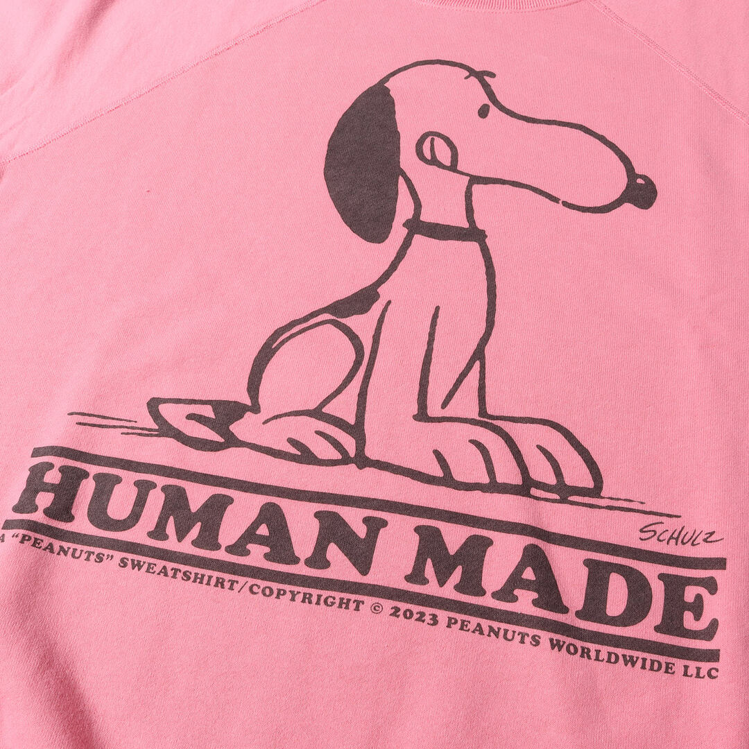 human made peanuts sweat スヌーピー 半袖スウェット-