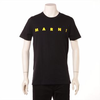 マルニ(Marni)の美品 マルニ ロゴ 半袖 Ｔシャツ アパレル トップス 服 おしゃれ 人気 ブラック HUMU0198PO 46サイズ メンズ MFT 1010-E7(Tシャツ/カットソー(半袖/袖なし))