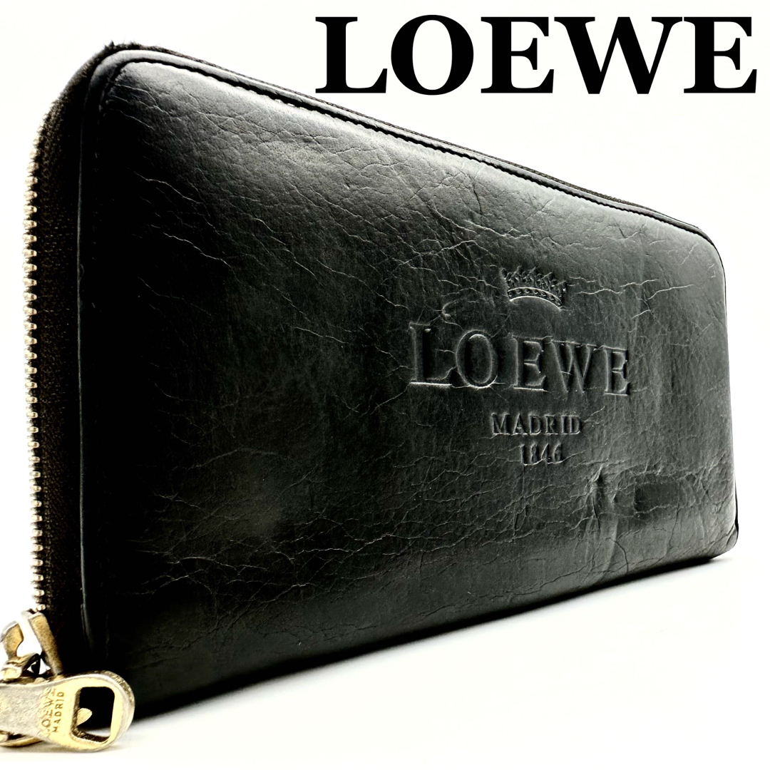 LOEWE - 【極美品】ロエベ ヘリテージ 財布 長財布 ジッピーウォレット