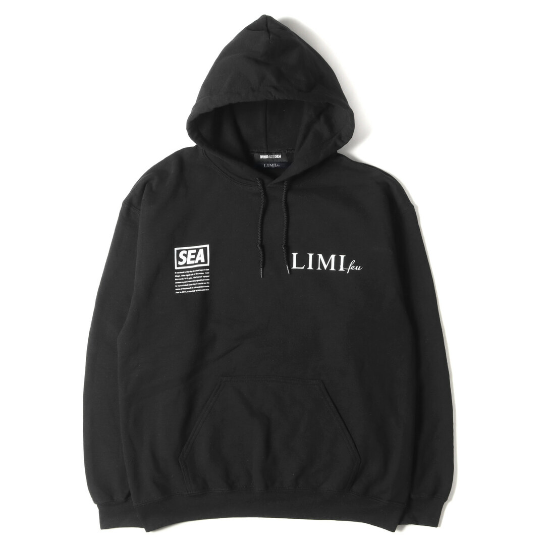 WIND AND SEA ウィンダンシー パーカー 20SS LIMI feu リミ フゥ ブランドロゴ スウェット パーカー ブラック 黒 記載なし(M位) トップス フーディー スウェットシャツ コラボ【メンズ】