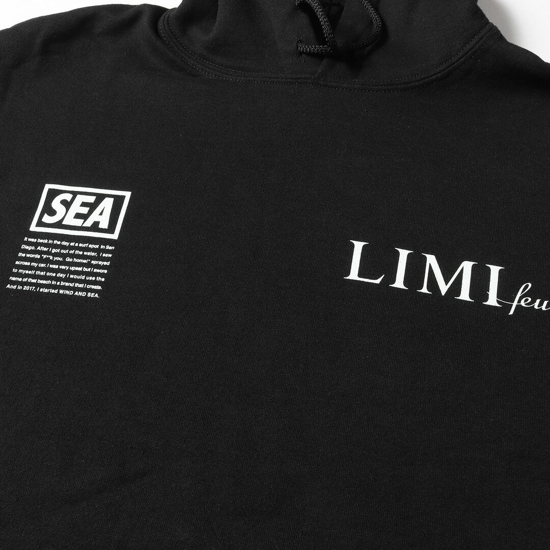 WIND AND SEA ウィンダンシー パーカー 20SS LIMI feu リミ フゥ ブランドロゴ スウェット パーカー ブラック 黒 記載なし(M位) トップス フーディー スウェットシャツ コラボ【メンズ】