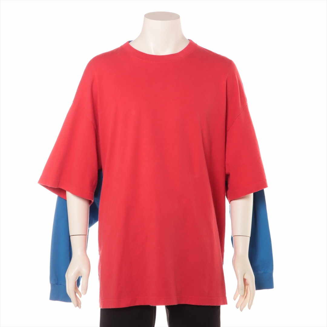 Balenciaga(バレンシアガ)の美品 バレンシアガ ドッキング ロング 半袖 Tシャツ アパレル 服 人気 定番 おしゃれ 532643 Sサイズ メンズ MMT 1010-E5 メンズのトップス(Tシャツ/カットソー(七分/長袖))の商品写真