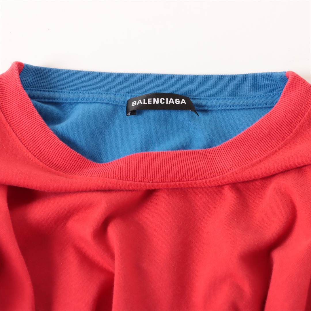 Balenciaga(バレンシアガ)の美品 バレンシアガ ドッキング ロング 半袖 Tシャツ アパレル 服 人気 定番 おしゃれ 532643 Sサイズ メンズ MMT 1010-E5 メンズのトップス(Tシャツ/カットソー(七分/長袖))の商品写真