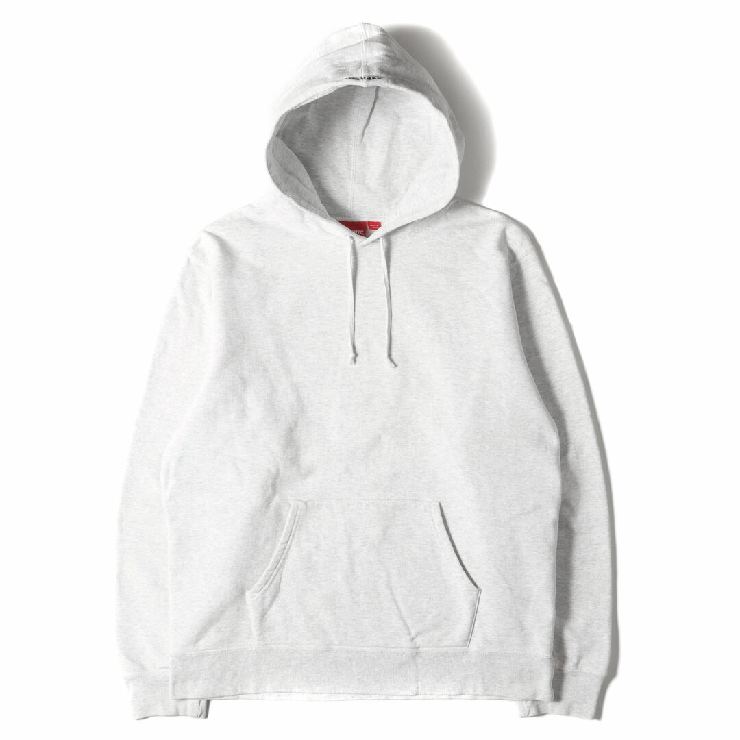 Supreme シュプリーム パーカー サイズ:XL 18SS メッセージロゴ スウェット パーカー Illegal Business Hooded Sweatshirt アッシュグレー トップス フーデッド スウェットシャツ フーディー 【メンズ】 1