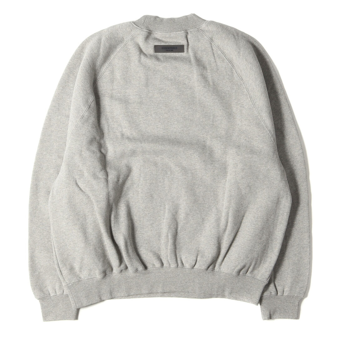 フィアオブゴッド ×エルメネジルドゼニア Ermenegildo Zegna OVERSIZED LOGO SWEAT ロゴパッチクルーネックニット切り替えスウェット メンズ XL